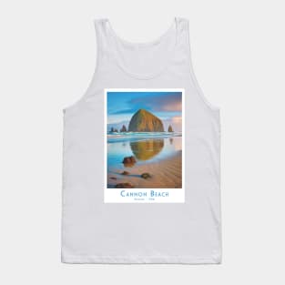 Vintage Retro Cannon Beach Oregon Tank Top